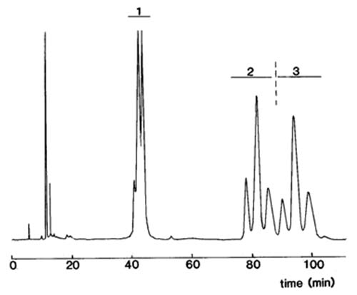 Diacyl-sn-glycerol urethane urethane derivatives by chiral HPLC